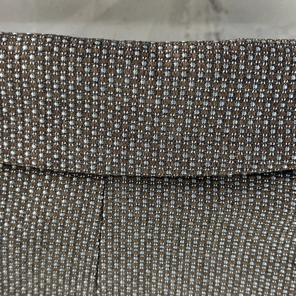 Lafayette 148 Jacket Blazer Brown Wool Silk - Picture 6 of 8